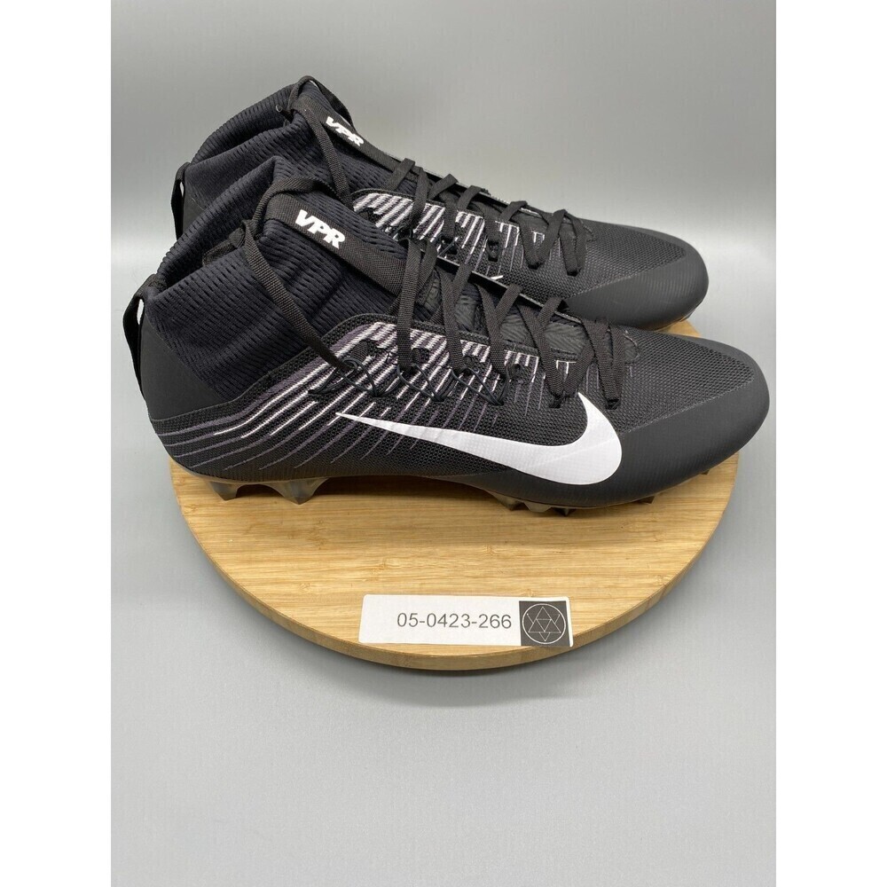 Nike Shoes Mens 14.5 Vapor Untouchable 2 Black Football Cleats Black 924113-001 - Picture 12 of 13